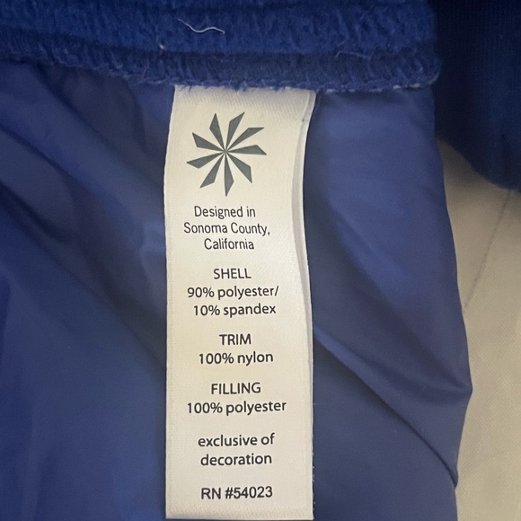 Athleta bright blue athletic jacket lightweight with pockets and hood - Picture 11 of 12